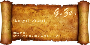Gangel Zseni névjegykártya